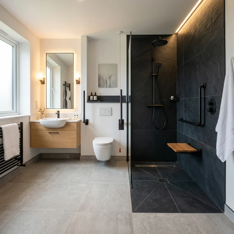 El Baño Accesible y Seguro en Navarra: Sustitución de Bañera por Ducha a Cota Cero en la Sakana