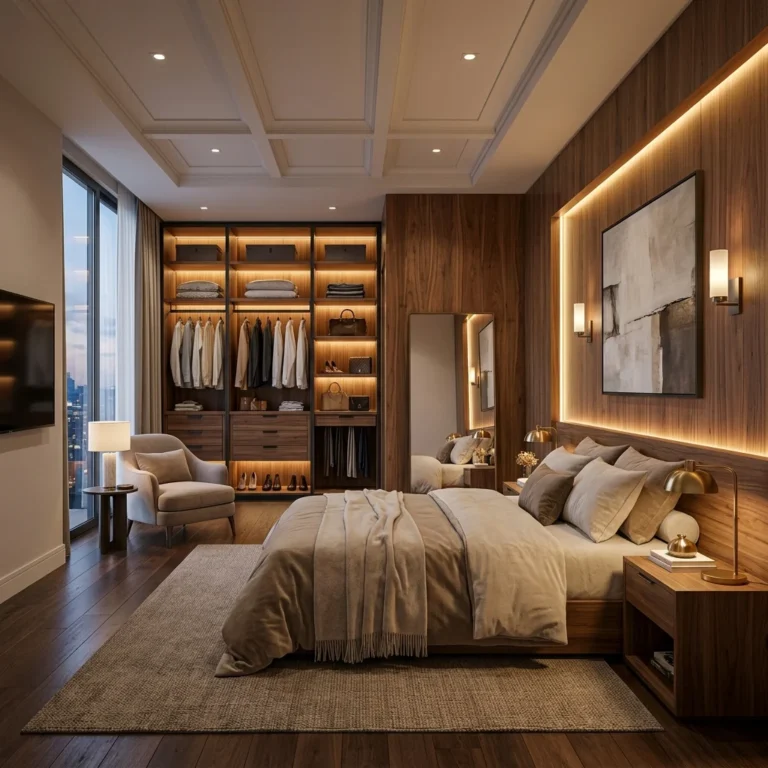 La Suite Principal con Vestidor Integrado: Orden y Calma Visual para un Descanso Real